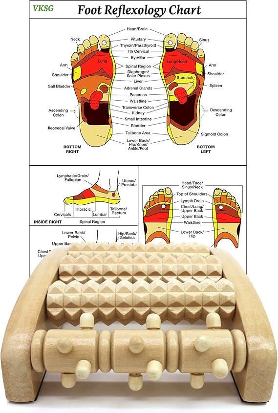 Wooden Foot Massager