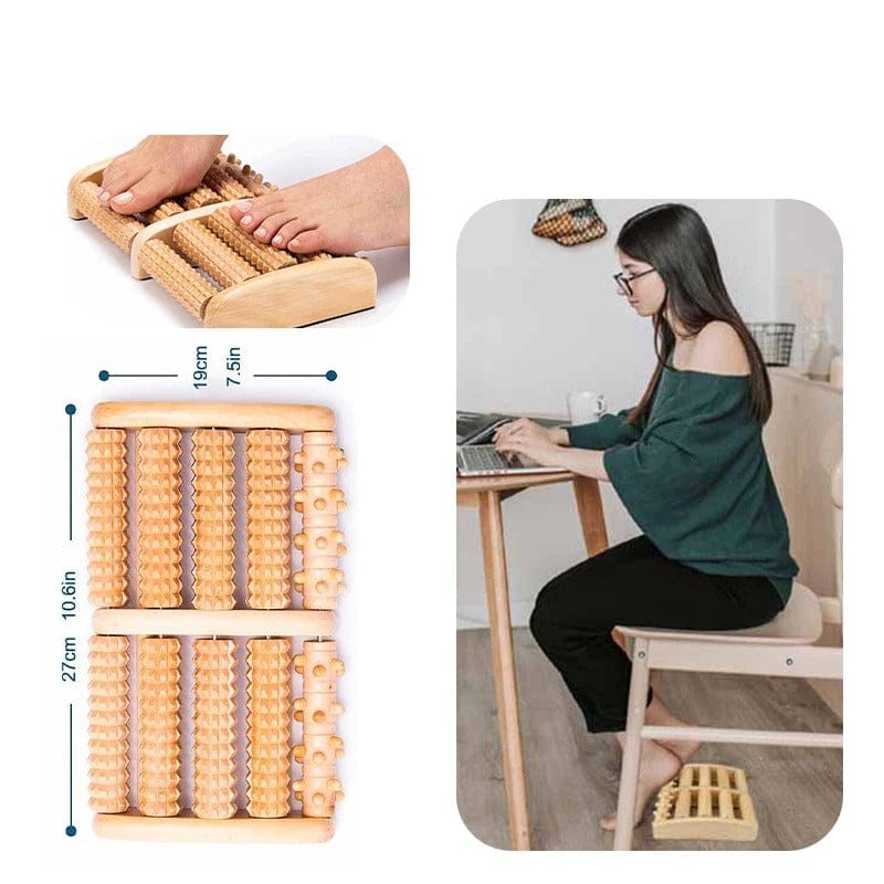 wooden foot masager