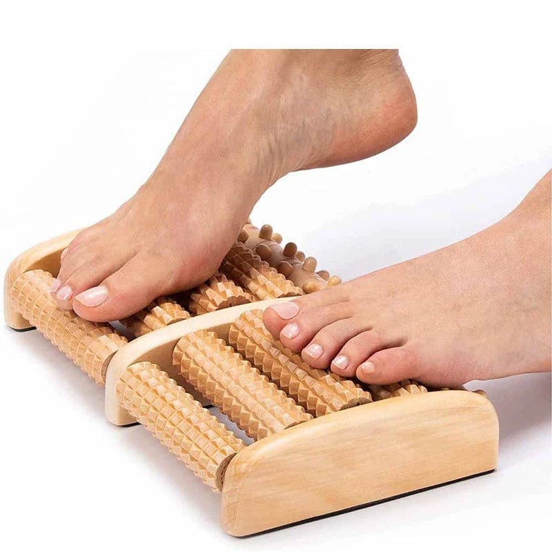 wooden foot masager